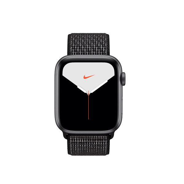 Apple Watch Nike + Series 5 (GPS, 40mm, Space Gray Aluminum Case, Black Sport Loop)