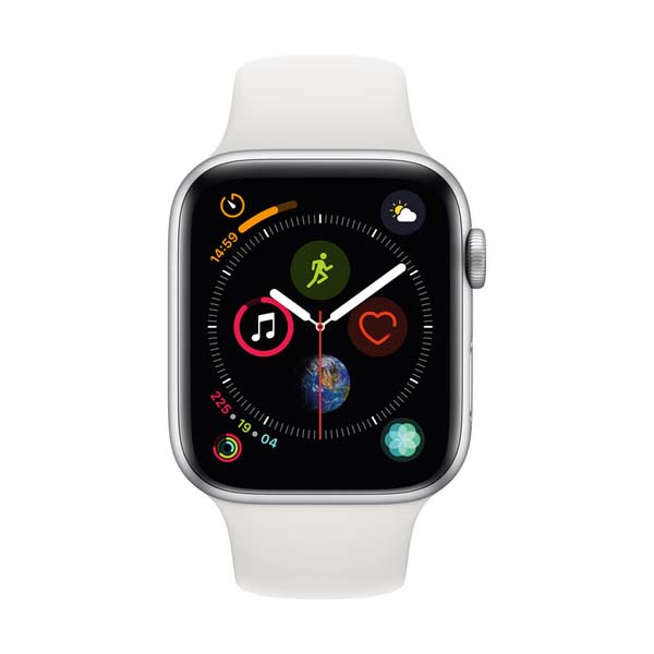 Apple Watch Series 4 (GPS, 44mm, Silver Aluminum)